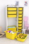 Hanah Home Rine 2D4K8U Blanco y Amarillo